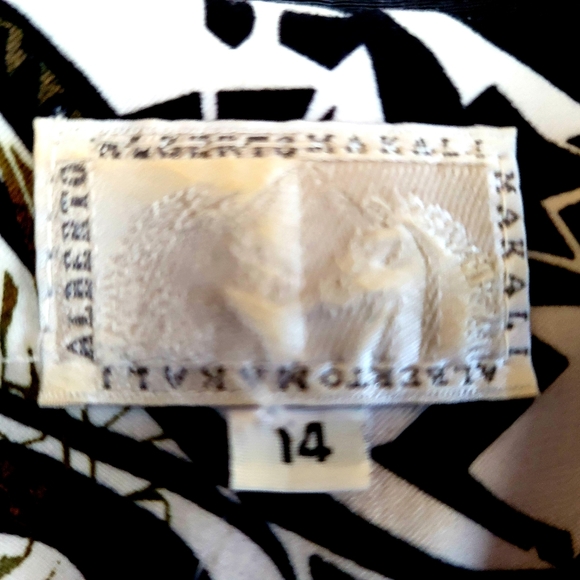 Alberto Makali 12/14 Black/White Evening Jacket - Picture 4 of 7